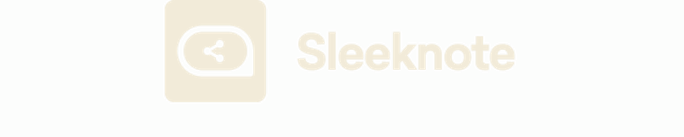Sleeknote