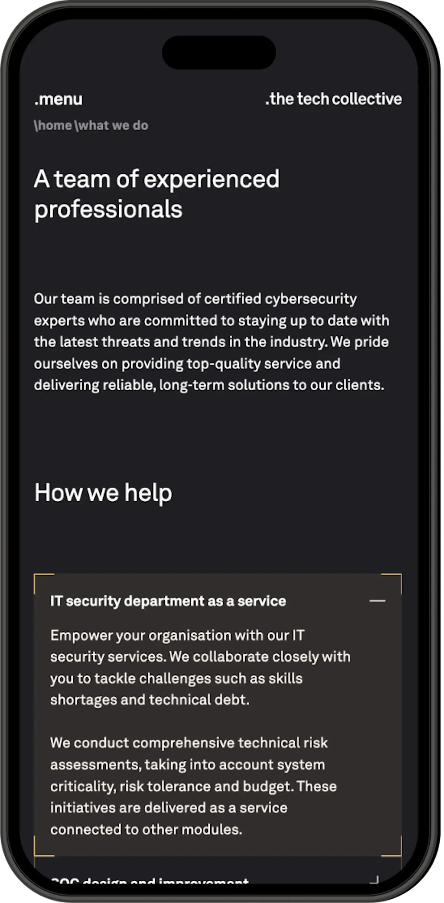The Tech Collective Website